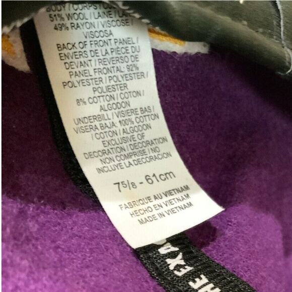 LSU Nike True Louisiana State University Hat Embroidered Purple Yellow Cap - Picture 9 of 9